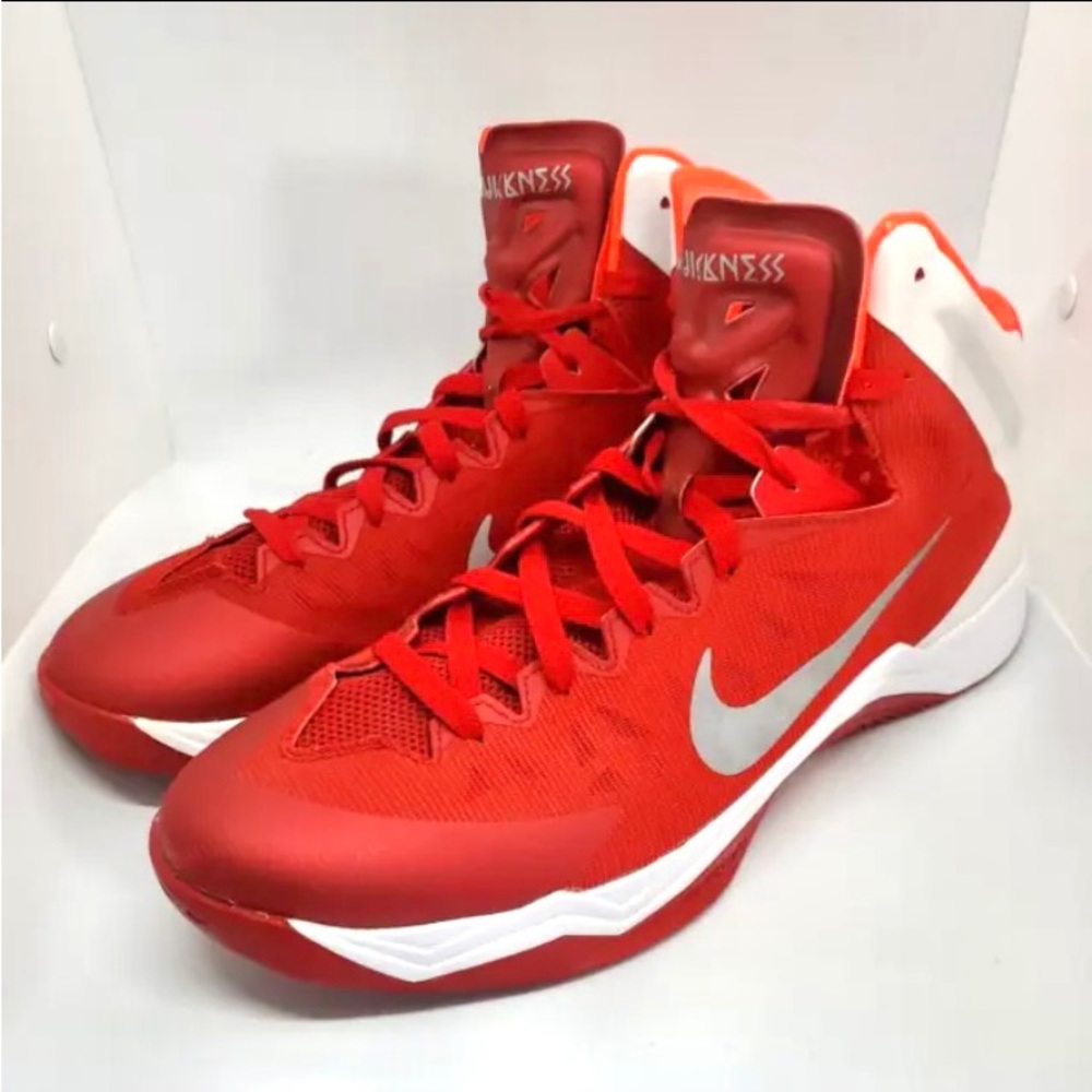 Nike Womans Hyper Quickness Basketball Running Shoes Red Size 8 Model 599515-601